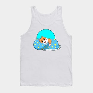 Hamster at Sleeping with Blanket Tank Top